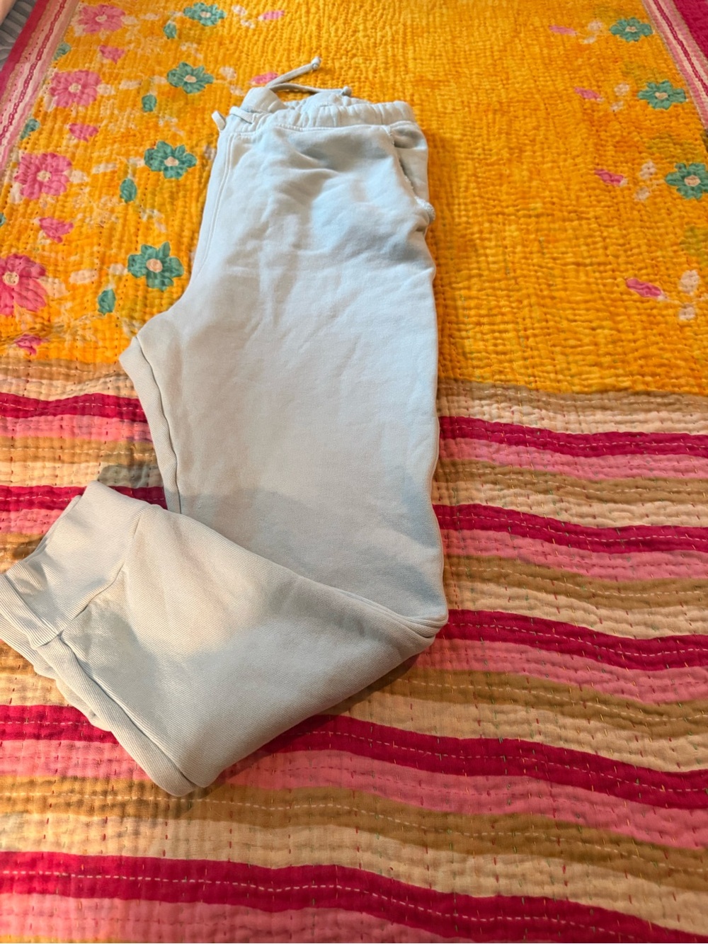 Light Blue Kids Sweatpants - Casual Comfort - Picture 4 of 15
